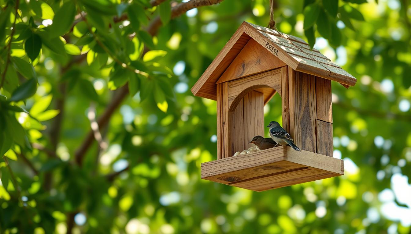 jak zbudować karmnik dla ptaków