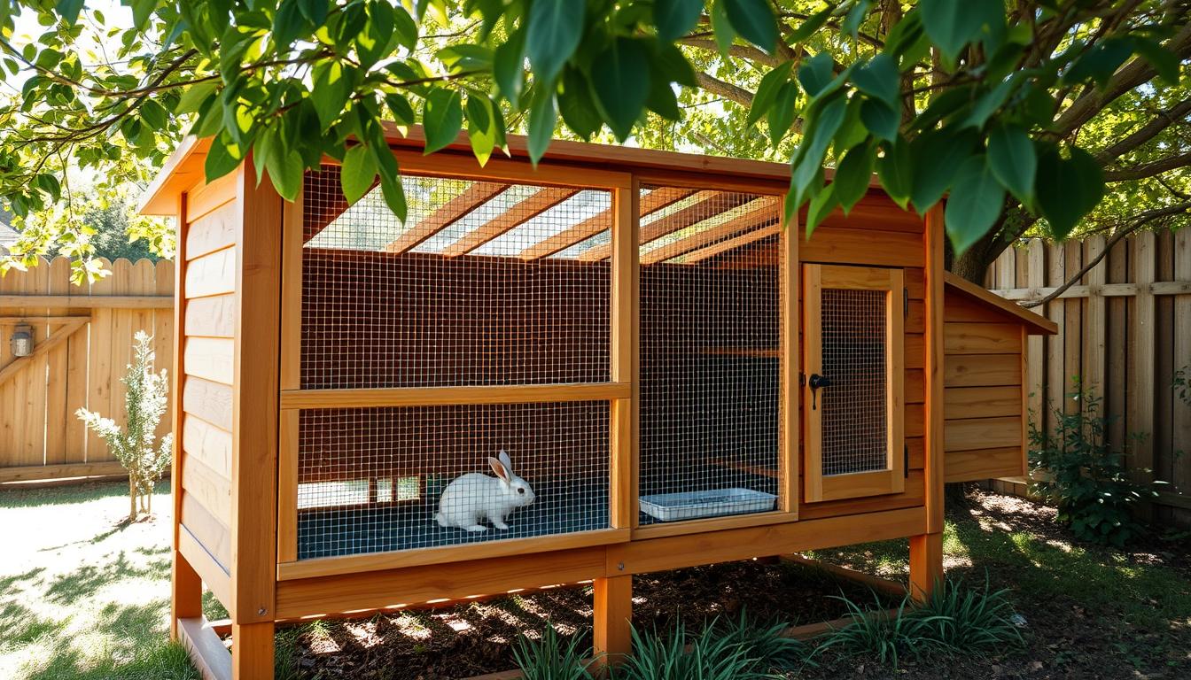 jak zbudować klatkę dla królików