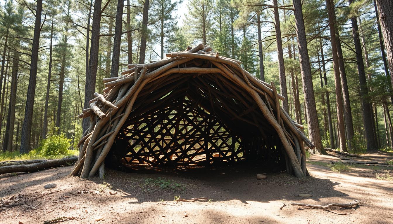 jak zbudować szałas