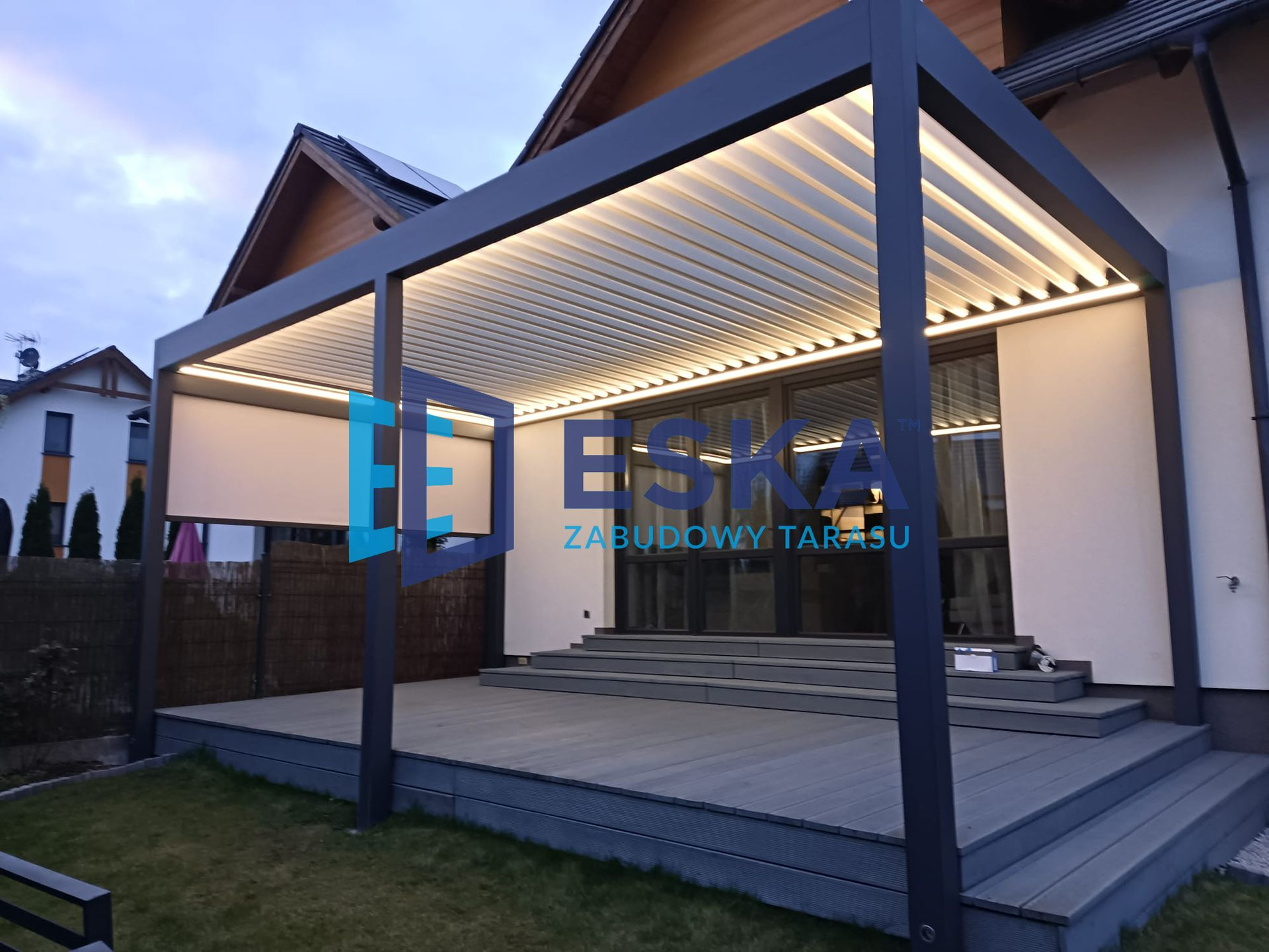 aluminowa pergola ogrodowa od producenta