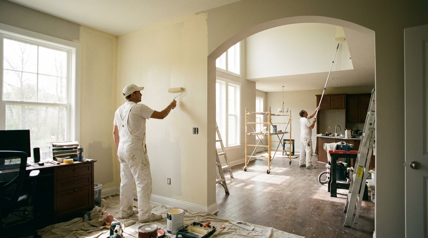 Cena malowania pokoju: ile kosztuje odświeżenie małego (do 15m²) i dużego (ponad 25m²) pomieszczenia?