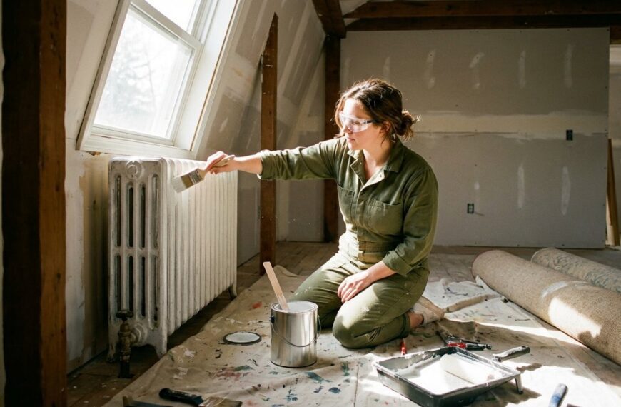 Malowanie grzejników: Jak odświeżyć kaloryfer?