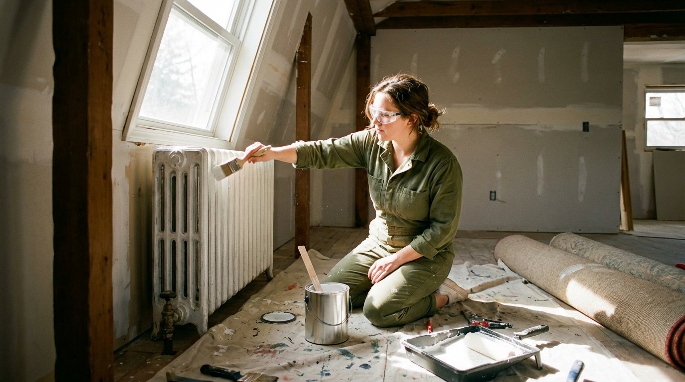 Malowanie grzejników: Jak odświeżyć kaloryfer?