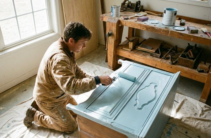 Malowanie mebli krok po kroku: Odnowienie starych przedmiotów