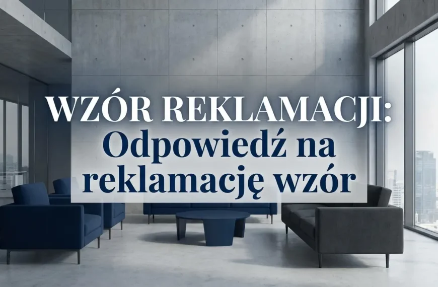 Odpowiedź na reklamację wzór –&hellip;