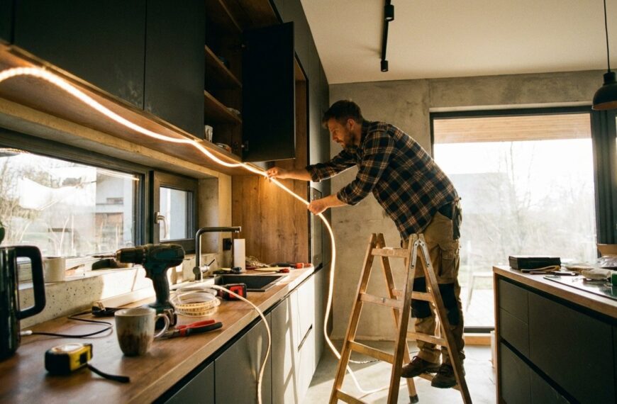 Jak zamontować oświetlenie LED krok po kroku?