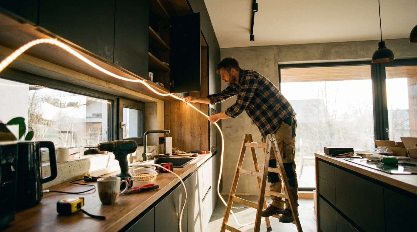 Jak zamontować oświetlenie LED krok po kroku?
