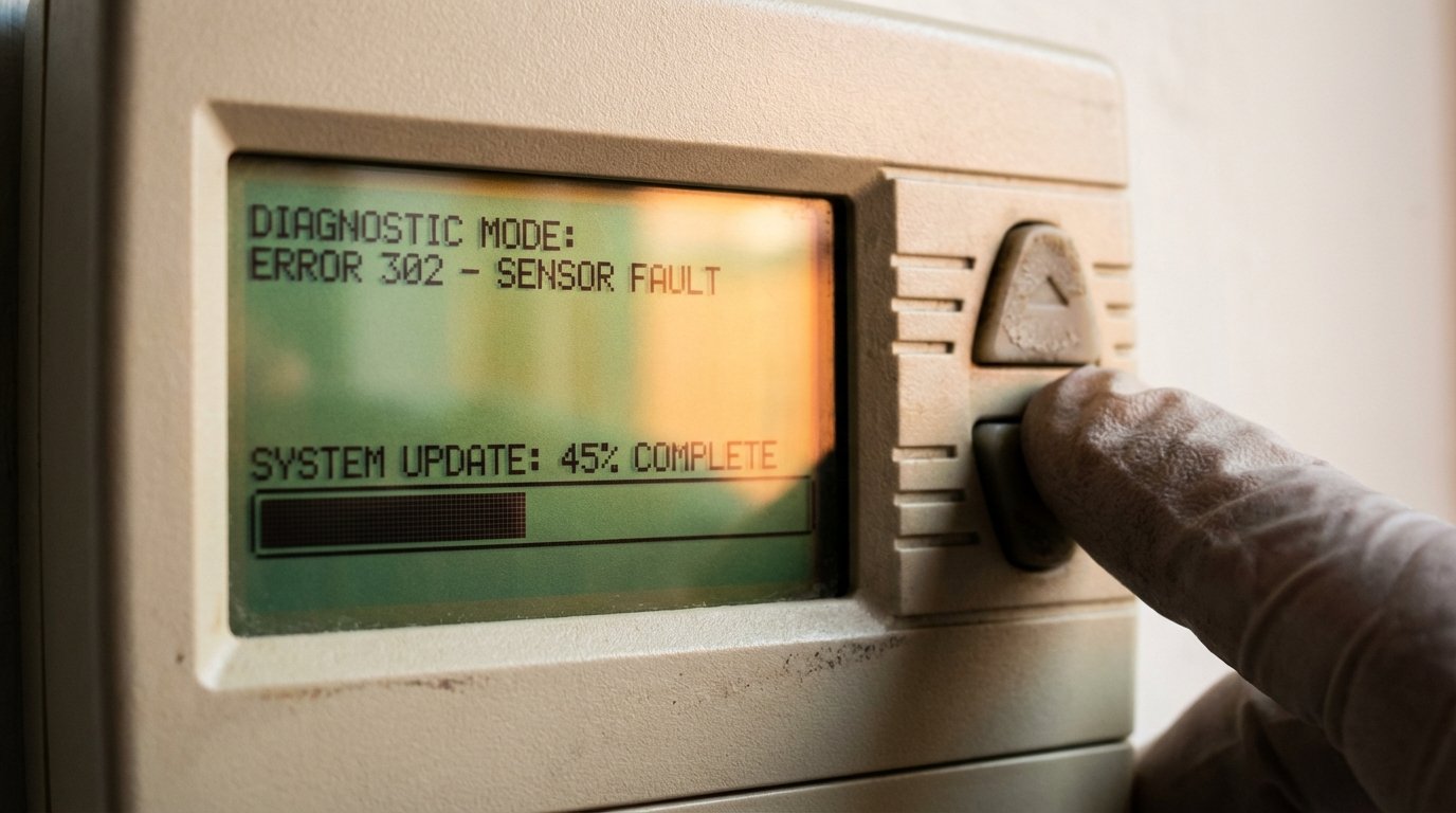 Czy aktualizacja oprogramowania sterownika wchodzi w zakres przeglądu technicznego pompy ciepła?