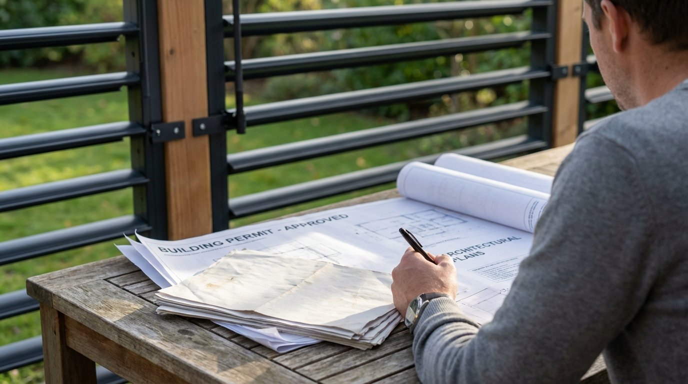 Czy montaż żaluzji na tarasie wymaga pozwolenia na budowę?