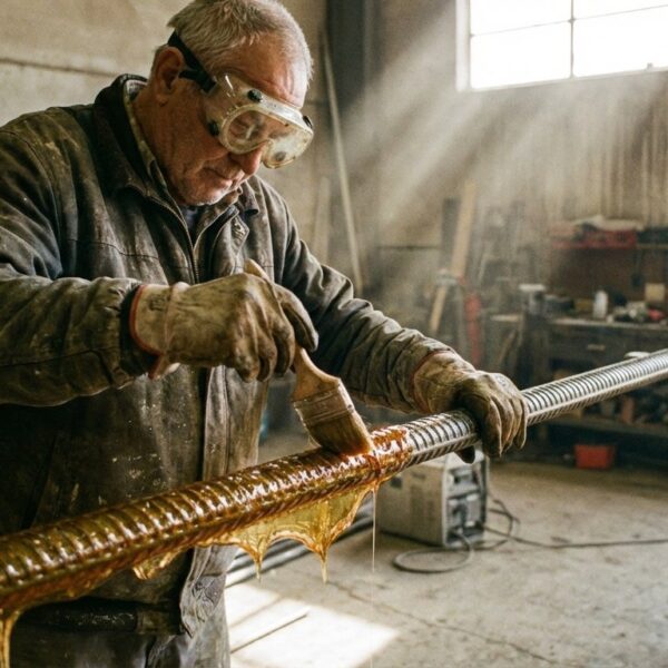 Czy żywica winyloestrowa chroni stalowy pręt przed korozją?