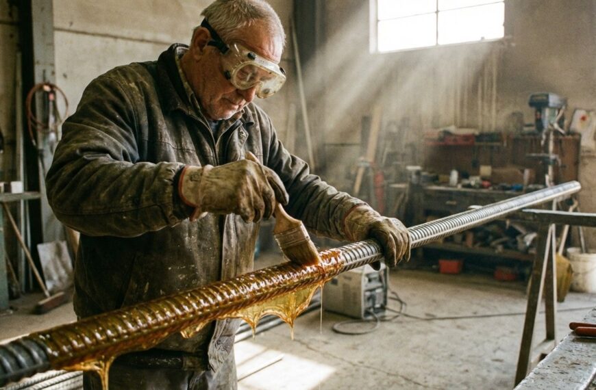 Czy żywica winyloestrowa chroni stalowy pręt przed korozją?