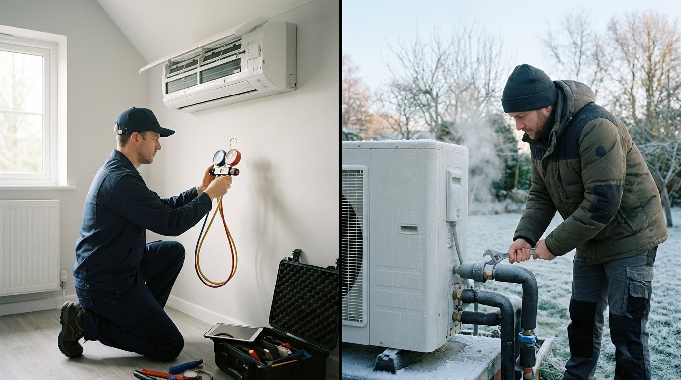 Czym różni się serwis pompy ciepła typu split od monoblok?