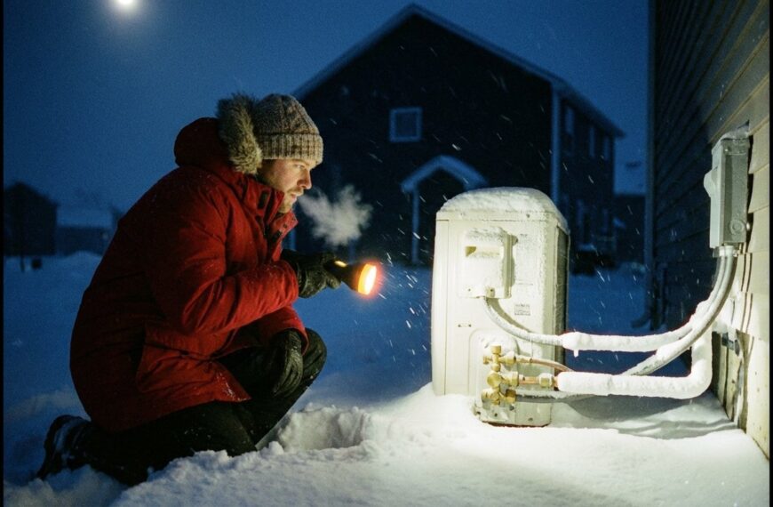 Jak zabezpieczyć pompę ciepła przed zamarzaniem czynnika w przypadku awarii zasilania zimą?