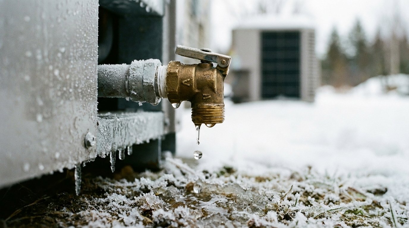 Jak zabezpieczyć pompę ciepła przed zamarzaniem czynnika w przypadku awarii zasilania zimą?