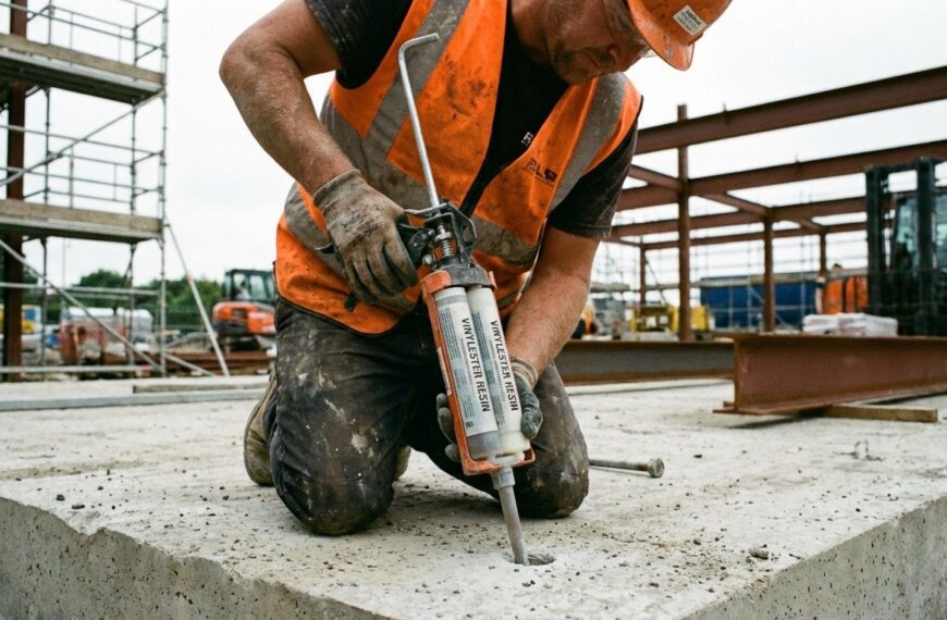 Kiedy warto wybrać kotwę winyloestrową do prac budowlanych?