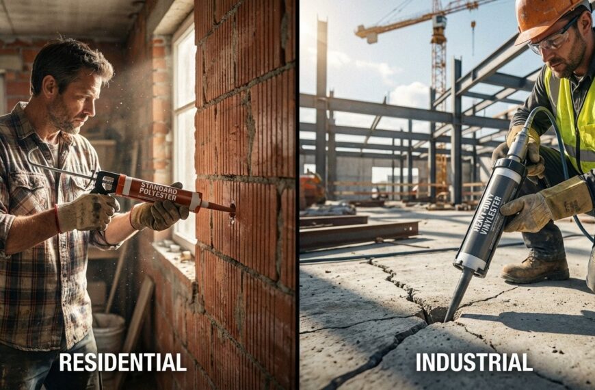 Kotwa poliestrowa czy winyloestrowa: kompletny przewodnik i porównanie żywic