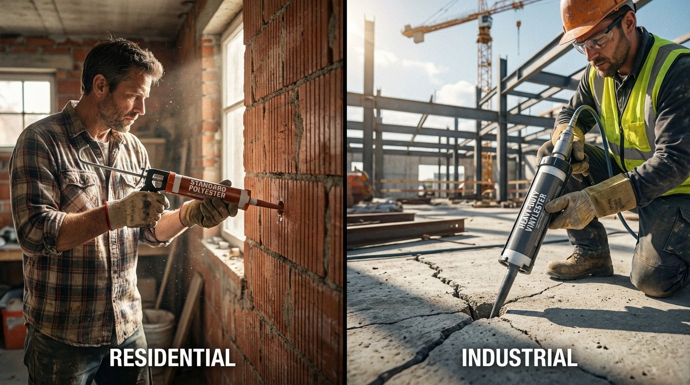 Kotwa poliestrowa czy winyloestrowa: kompletny przewodnik i porównanie żywic