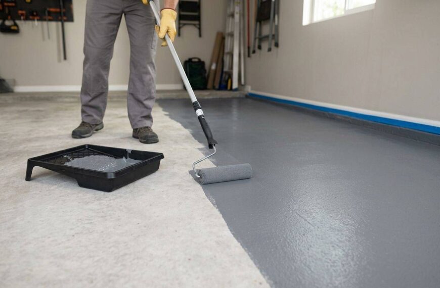 Malowanie posadzki betonowej krok po kroku – najczęstsze&hellip;